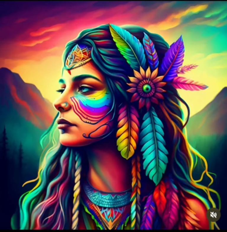 india woman colorfull
